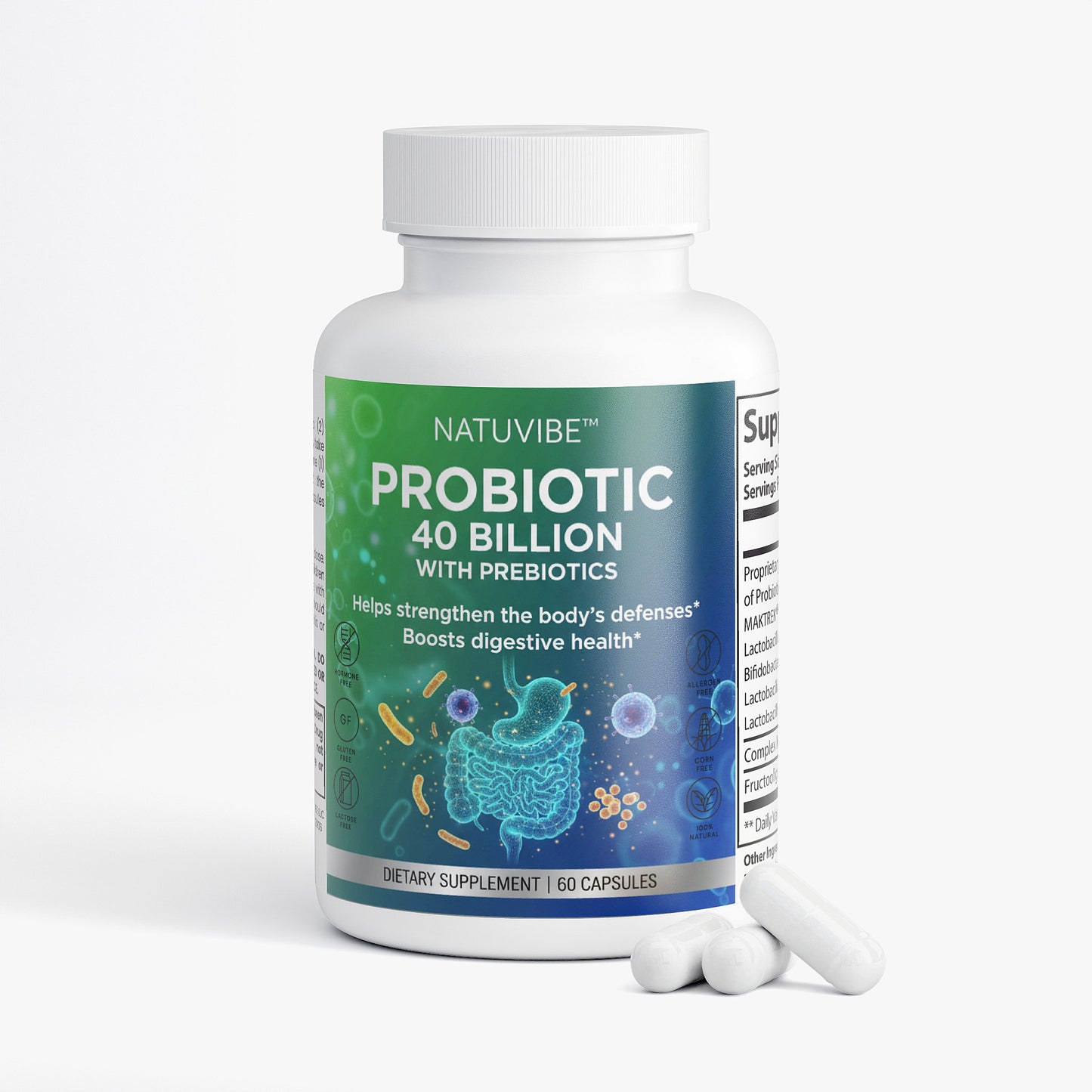 Probiotic 40 Billion with Prebiotics