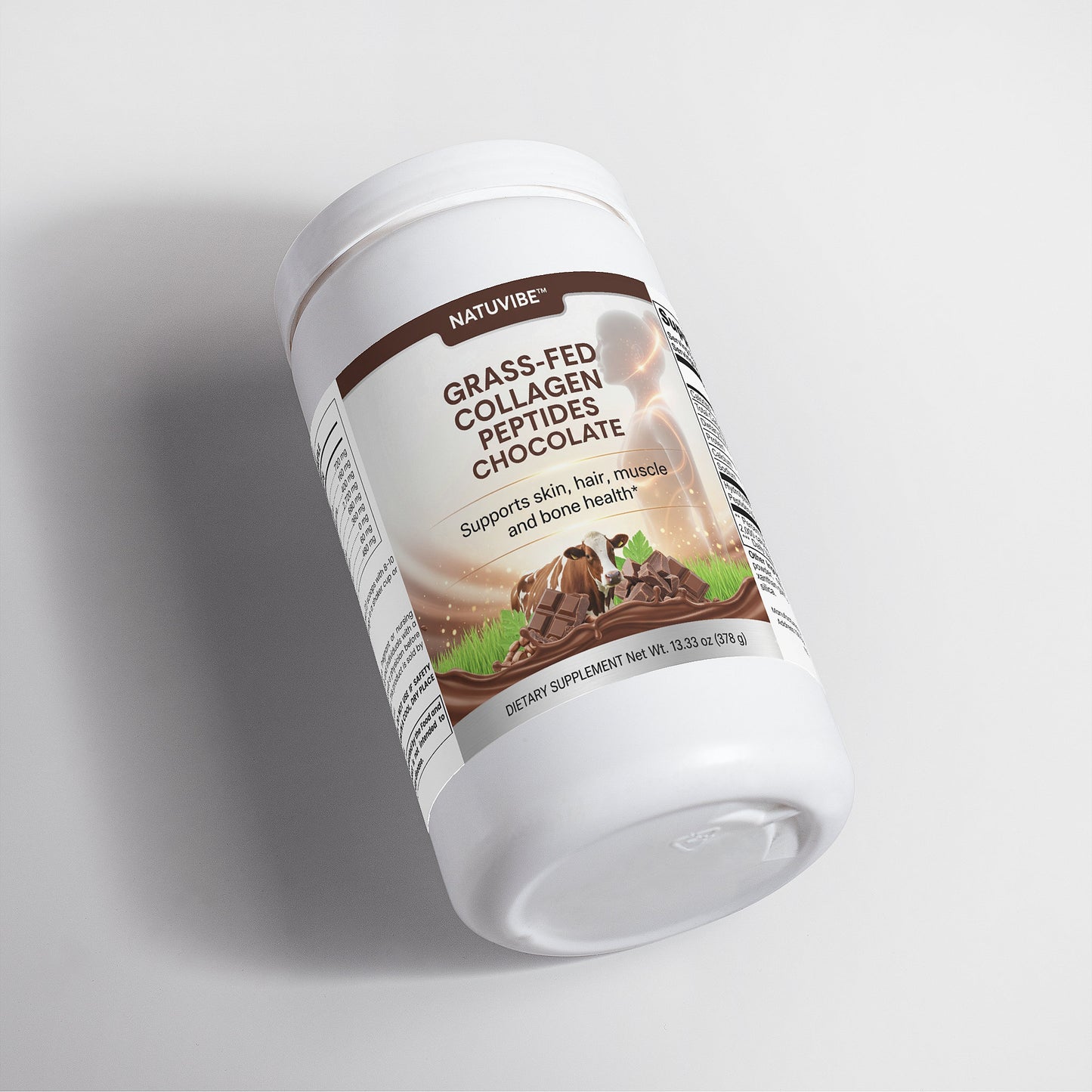 Grass-Fed Collagen Peptides Powder (Chocolate)