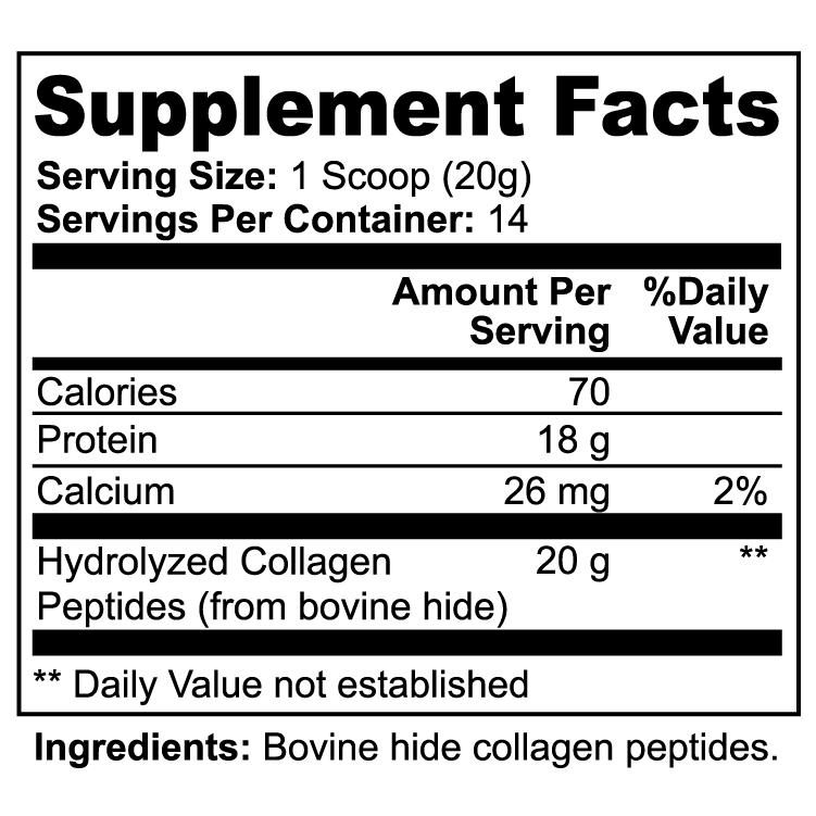 Grass-Fed Hydrolyzed Collagen Peptides