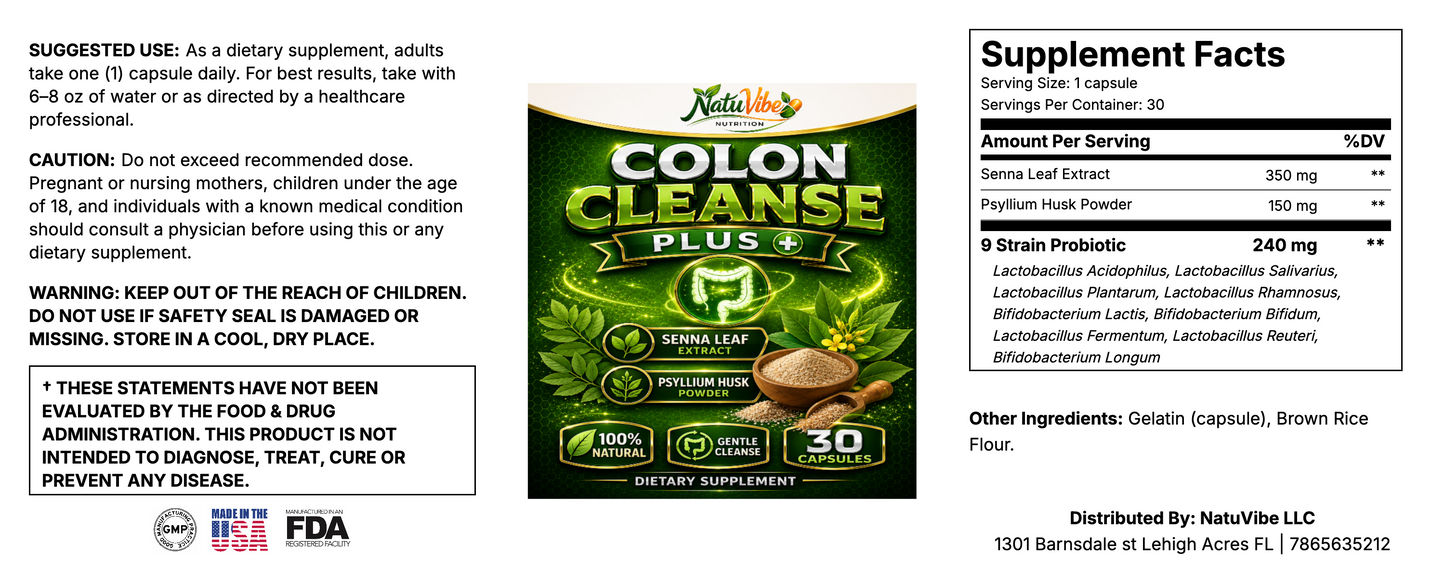 Colon Cleanse Plus Detox