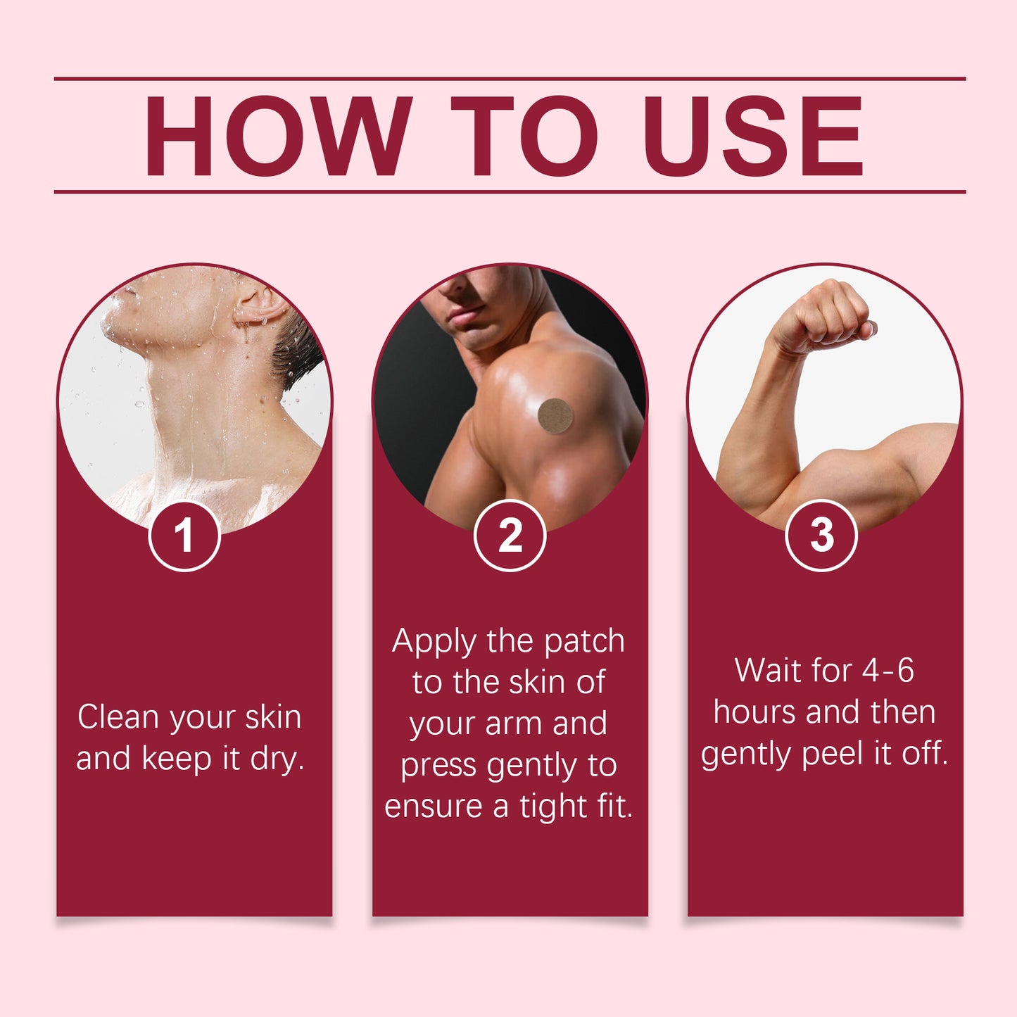 South Moon Herbal Energy Patch Men's Energy Supplement Patch To Improve Vitality Performance Herbal Patch