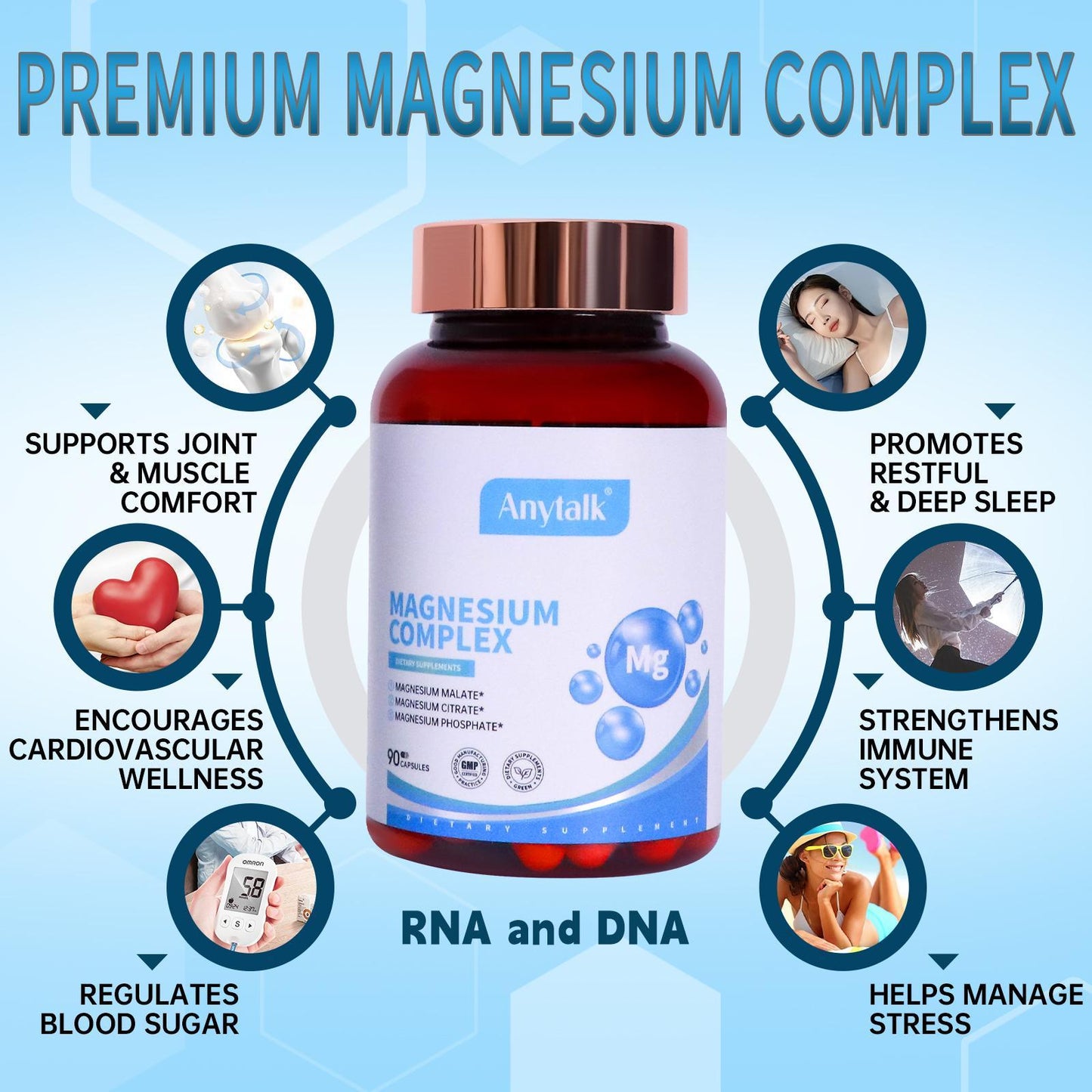 500 Mg Magnesium Complex Supplement
