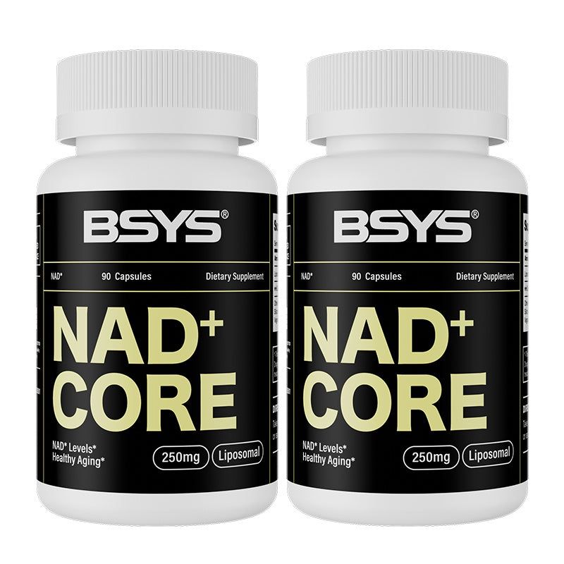 NAD Supplements Anti-Aging Vitality Support Metabolic & Cognitive Health Boost Mitochondrial Energy Enhancement Healthy Weight Management & Insulin Balance Aid Active Aging Formula Two bottles