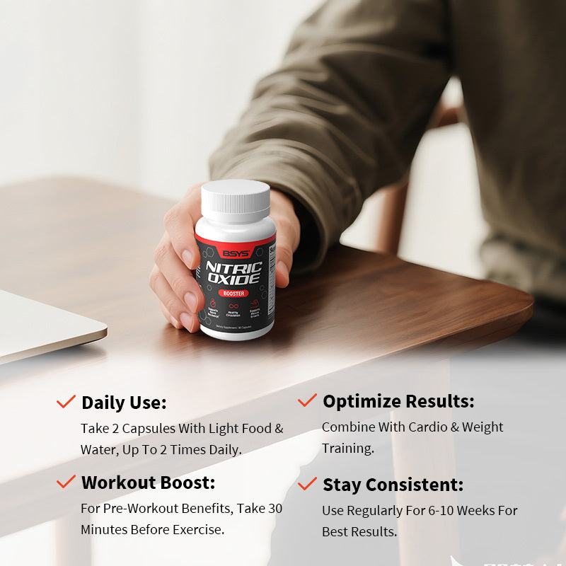 Nitric Oxide Support Promotes Healthy Blood Flow Vascular Relaxation Muscle Oxygen & Nutrient Delivery Fatigue Resistance WorkoutPerformance AthleteEssential VascularHealth