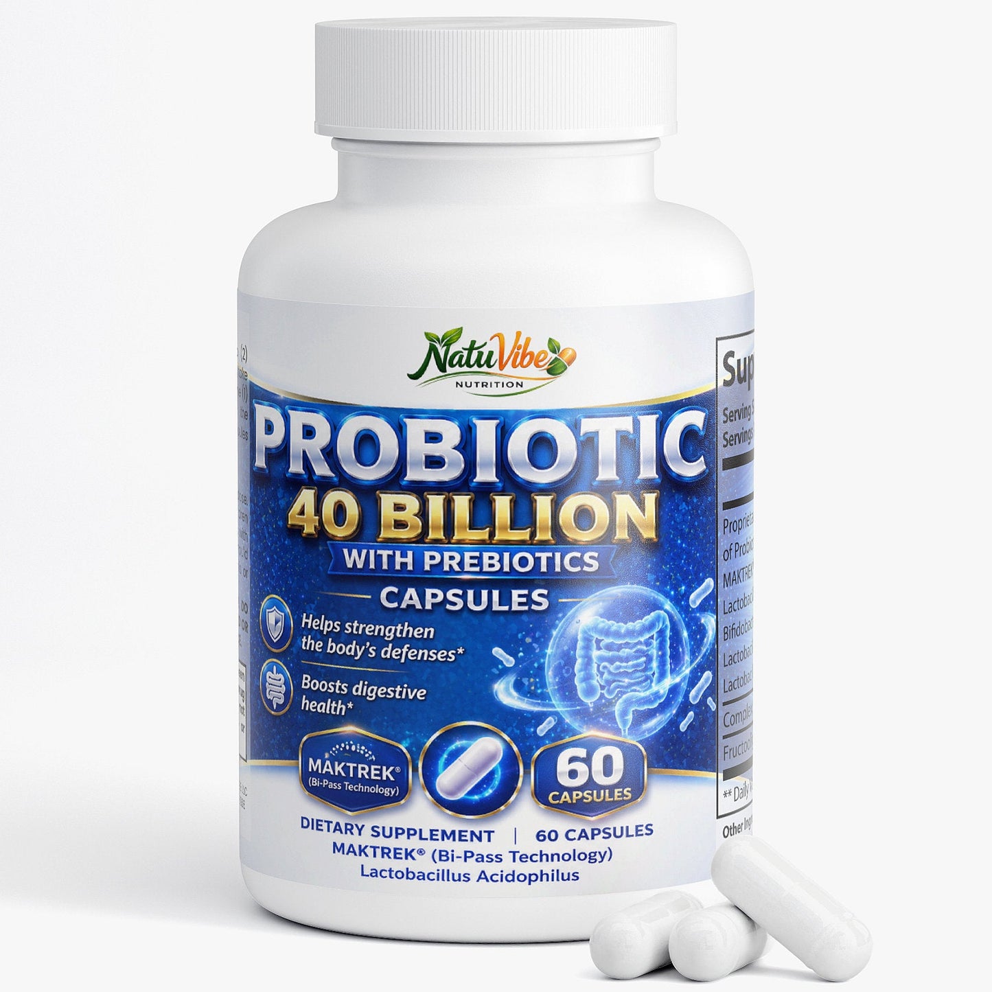 Probiotic 40 Billion with Prebiotics