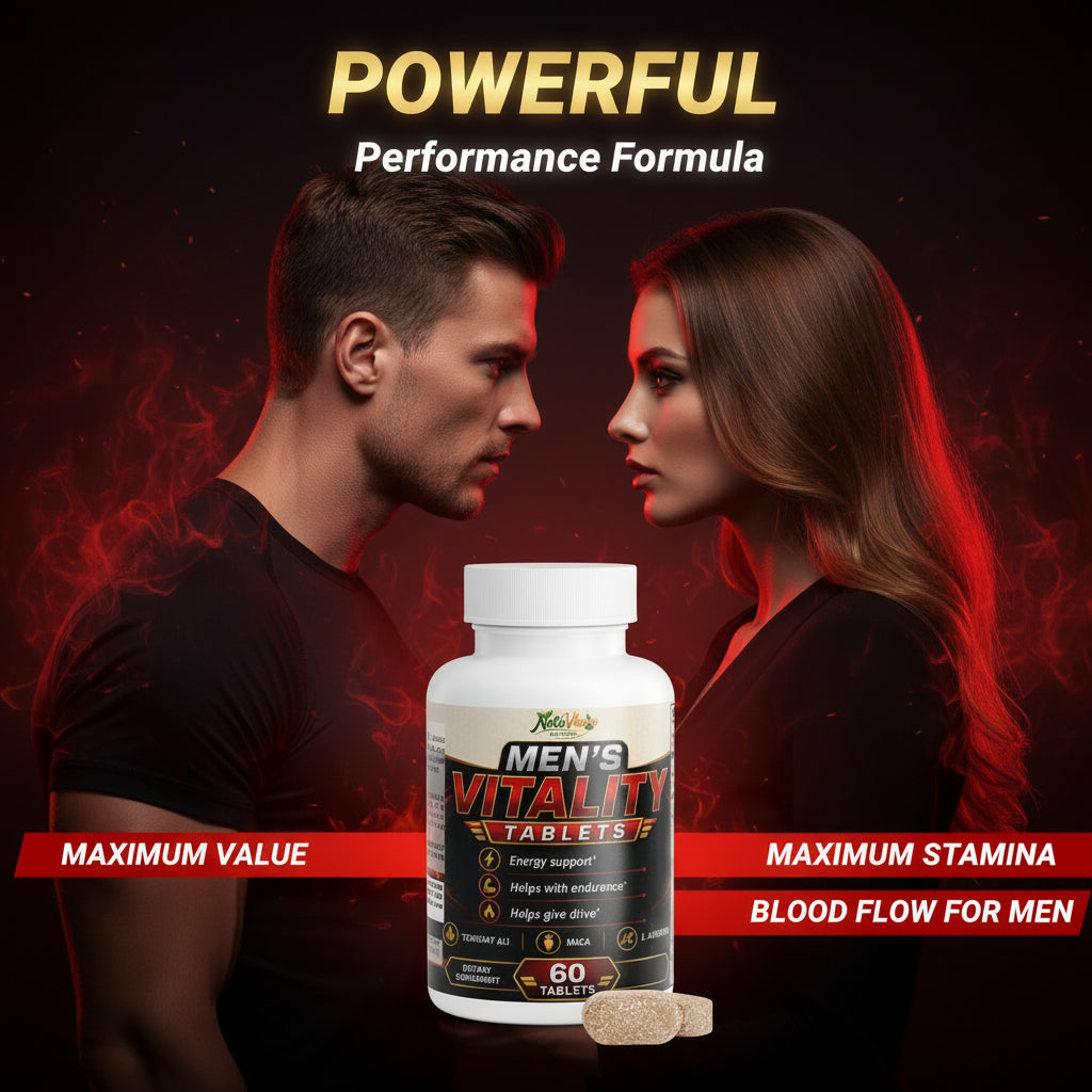 Men's Vitality - Male Enhancing Support Supplement, INTENSATION , ENLARGEMENT - INCHES + SIZE