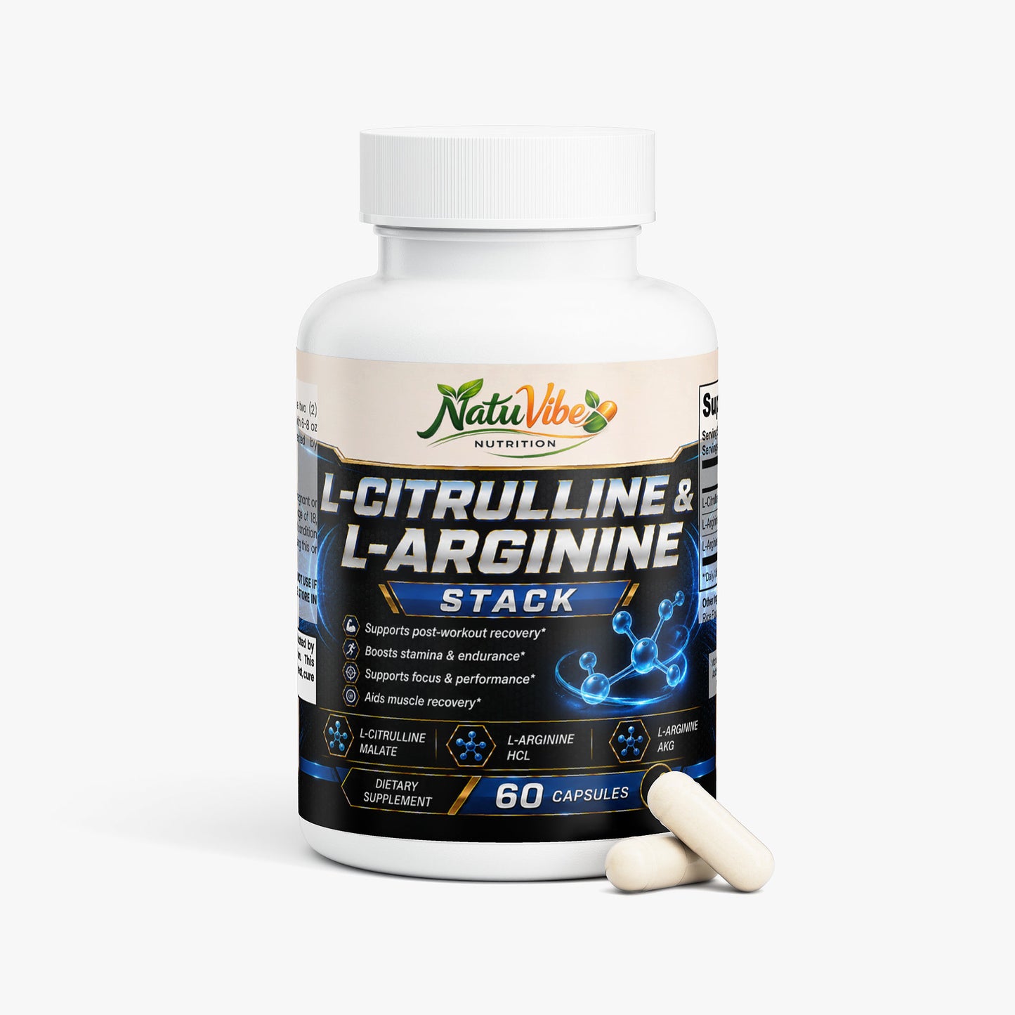L-Citrulline & L-Arginine Stack 60 capsules