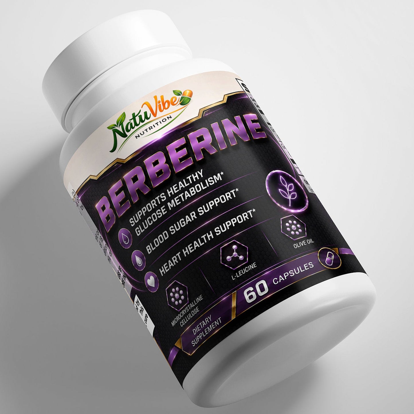 Berberine 60 capsules– Metabolism & Blood Sugar Support