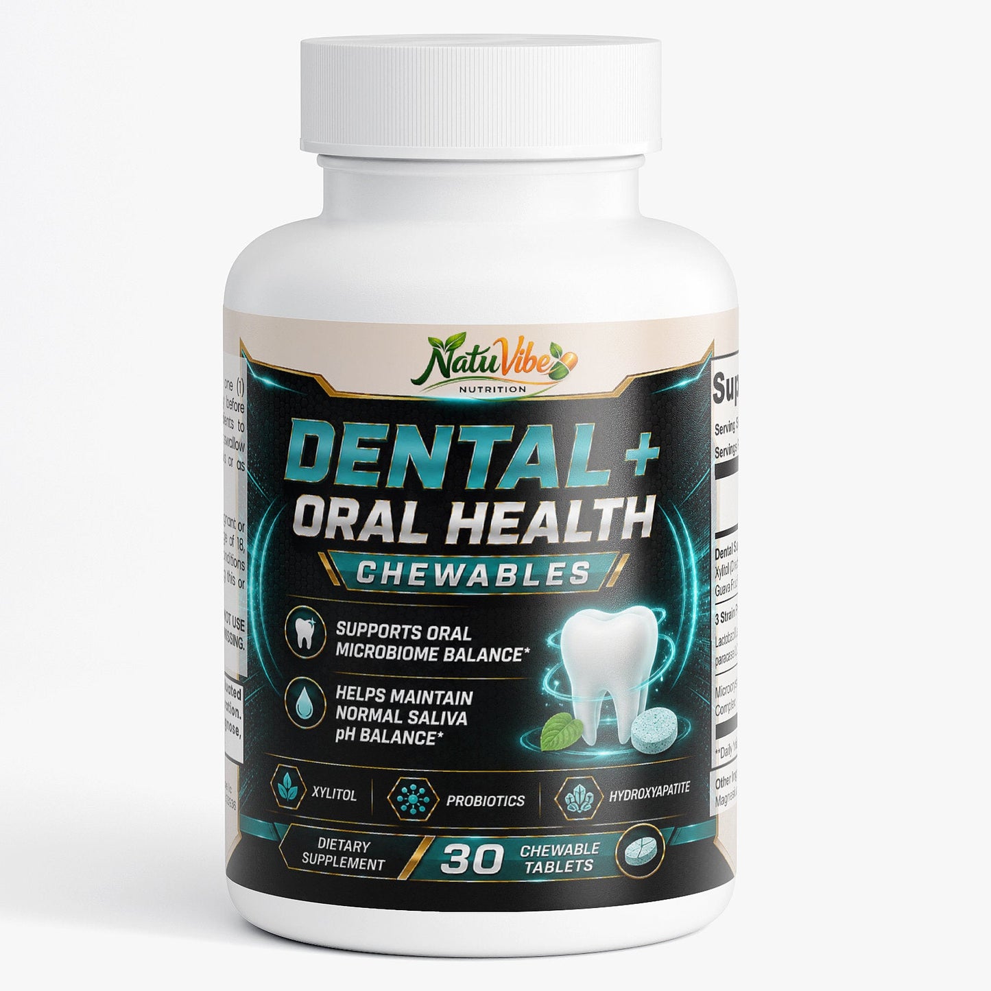 Dental + Oral Health Chewables 30 Tablets