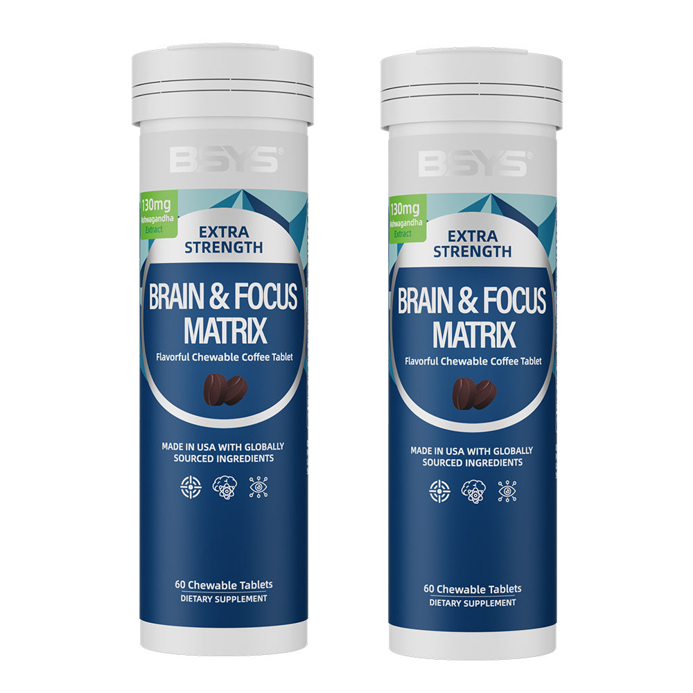BSYS Brain Focus Coffee Flavor These Chewable Supplements Taste Like Your Morning Brew Keep You Sharp And Skip The Jitters FocusHacks CoffeeLoversWin Two bottles