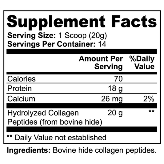 Grass-Fed Hydrolyzed Collagen Peptides