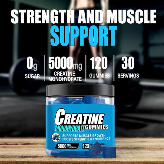 Creatine Gummies 120 Capsules-bottle
