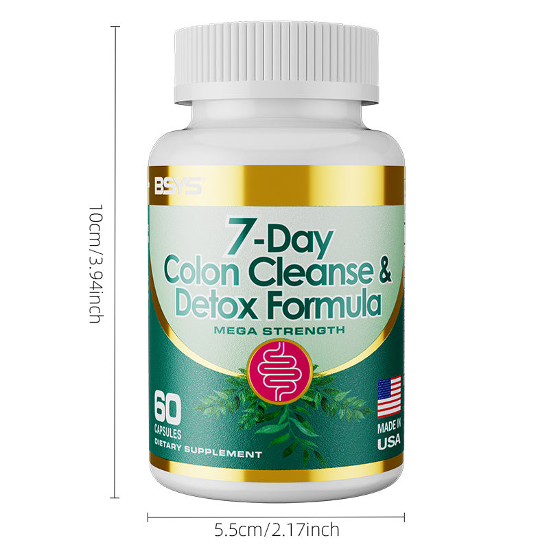 7-Day Colon Cleanse & Detox Formula Capsulese 1Bottle