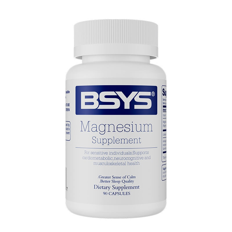 Magnesium Supplements Sleep & Anxiety Relief Aid Muscle Relaxation Support Heart Health & Blood Sugar Balance Formula Cognitive Function Enhancement Nighttime Wellness Supplement