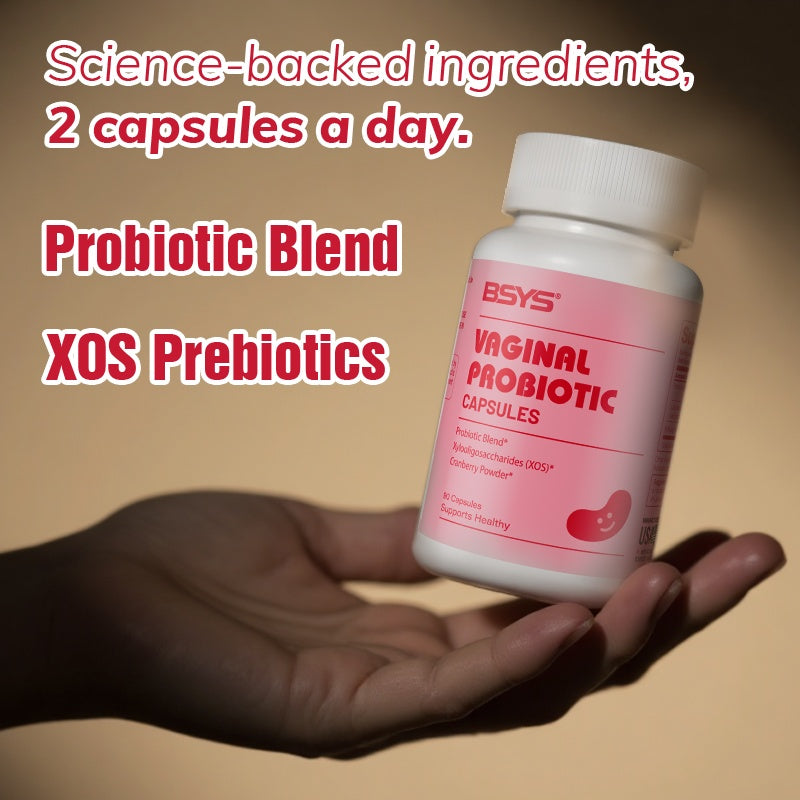 Vaginal Probiotic Capsules Vaginal Health Support Formula Yeast Balance UTI Prevention Aid Menopausal Wellness Vaginal Dryness Relief Antibiotic Support Immune Boost