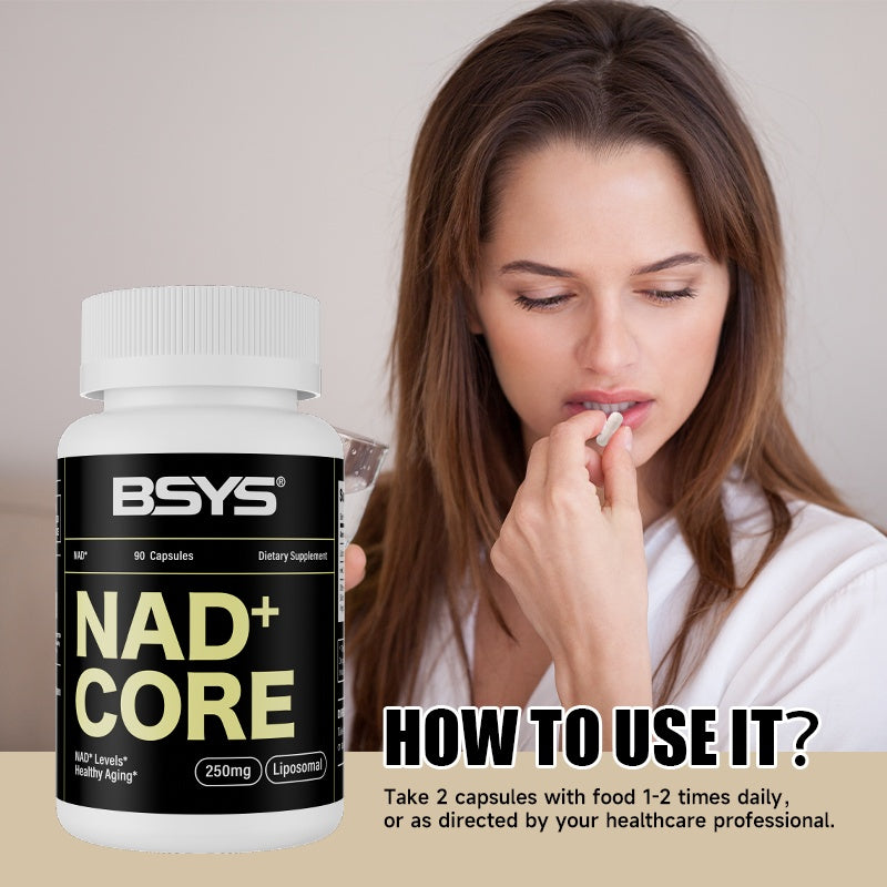 NAD Supplements Anti-Aging Vitality Support Metabolic & Cognitive Health Boost Mitochondrial Energy Enhancement Healthy Weight Management & Insulin Balance Aid Active Aging Formula