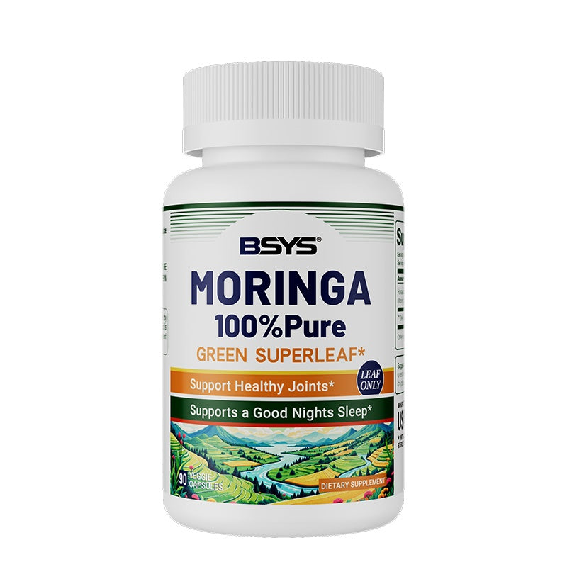 Moringa Capsules Antioxidant & Anti-Inflammatory Support Blood Sugar Health Aid Cholesterol Balance Formula Heart Wellness Support Immune Boost & Natural Defense Daily Superfood Supplement One bottle