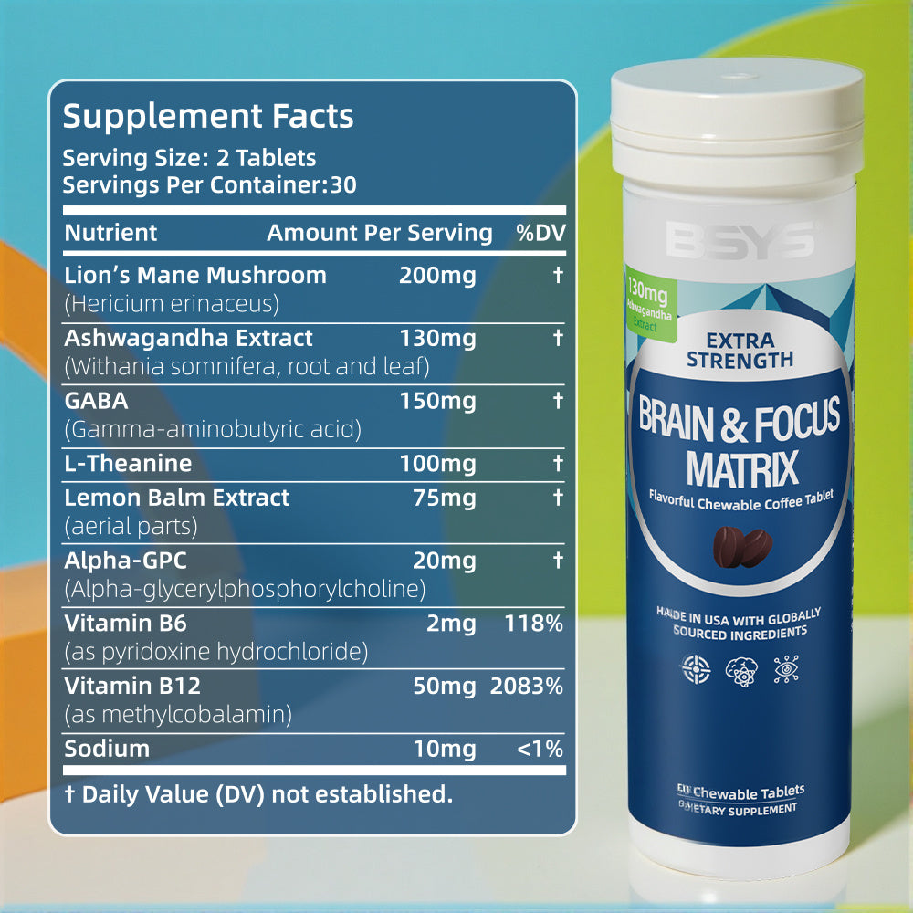 BSYS Brain Focus Coffee Flavor These Chewable Supplements Taste Like Your Morning Brew Keep You Sharp And Skip The Jitters FocusHacks CoffeeLoversWin