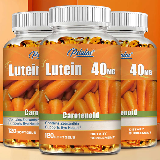 Lutein 40mg - Eye Supplement, Vision, Eye Health, Vegetarian, Antioxidant, Eyestrain Relief - 120 Capsules