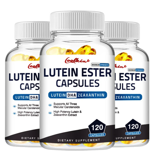 Lutein Ester - with Lutein & Zeaxanthin - Eye Health Support Supplements to Promote Healthy Vision - 120 Capsules Three - Best choice United States