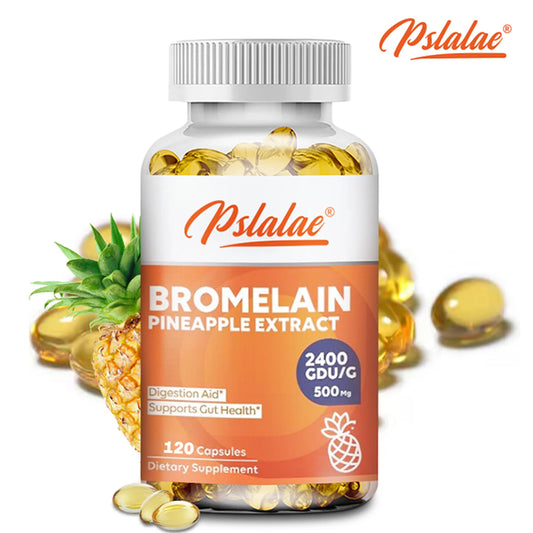 Bromelain Capsules - Immune Support, Heart, Joint & Respiratory Health - 120 Capsules