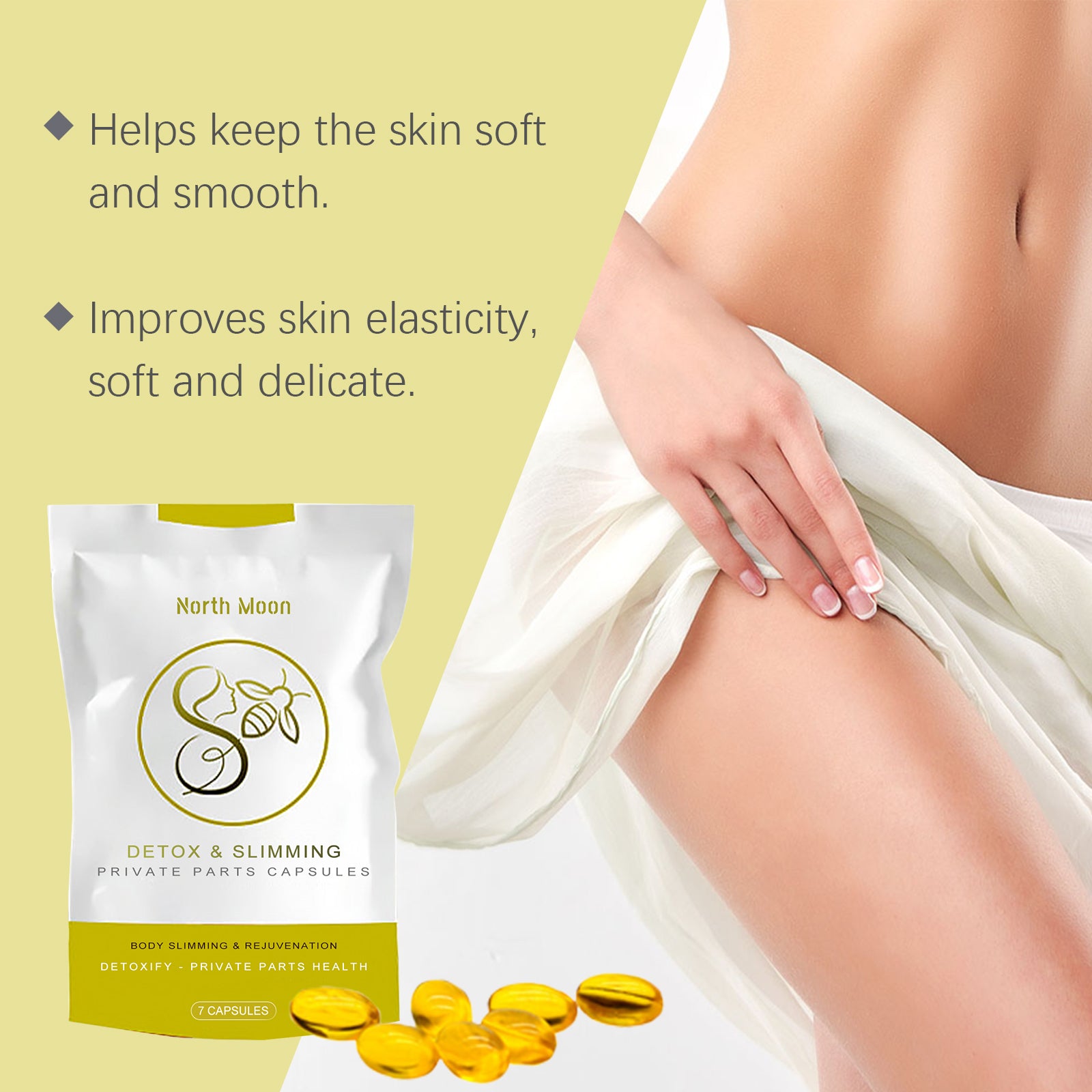 Women's Care Capsules Gently Clean, Nourish And Firm Body Skin Balance Care Capsules