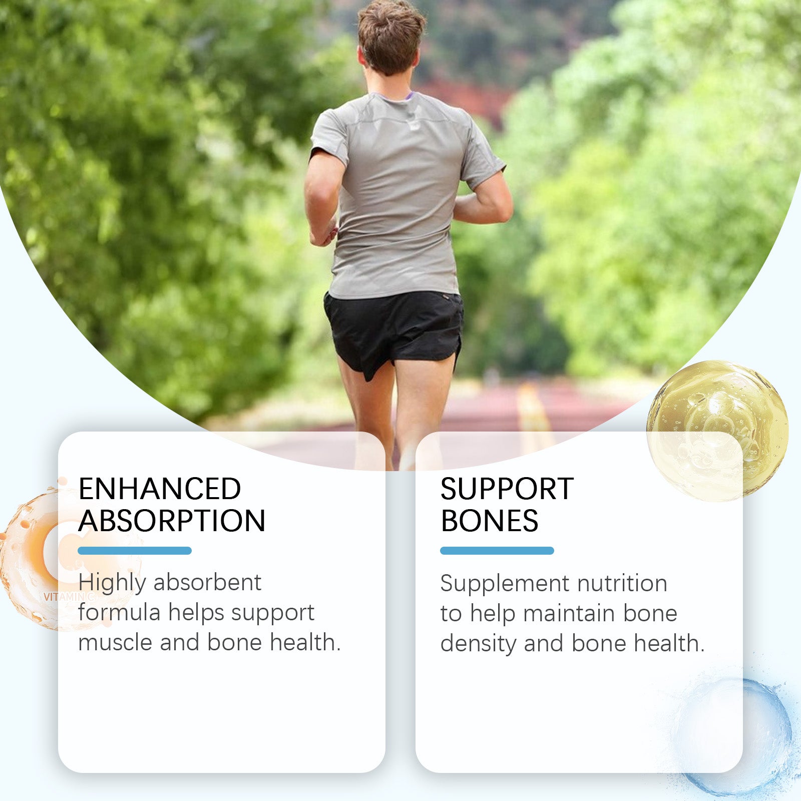 Pure Magnesium Complex – Advanced Absorption Formula for Muscle, Bone, Stress Relief & Sleep Support | 60 Capsules