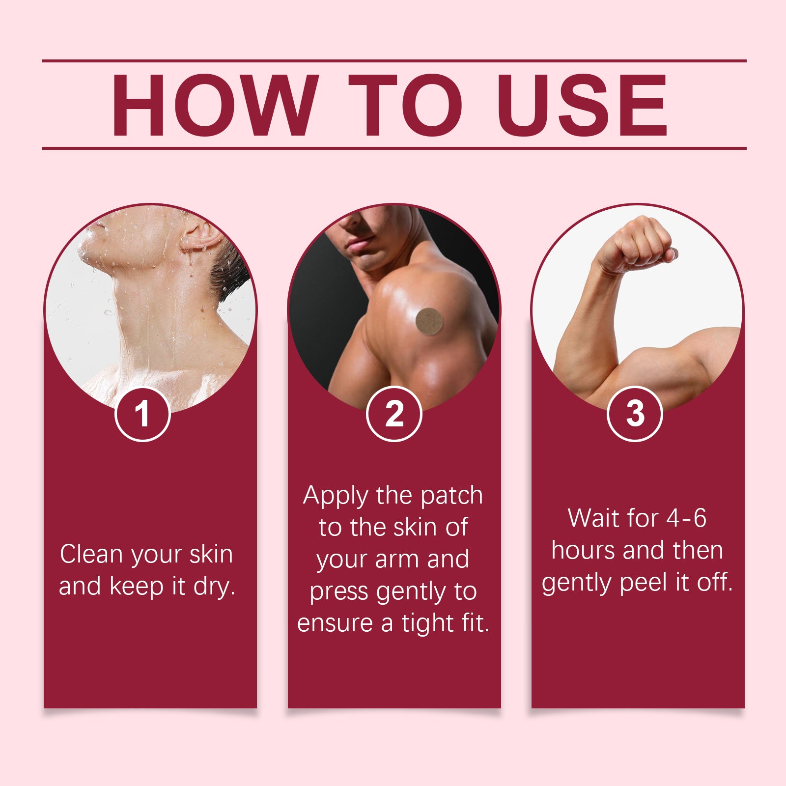 South Moon Herbal Energy Patch Men's Energy Supplement Patch To Improve Vitality Performance Herbal Patch