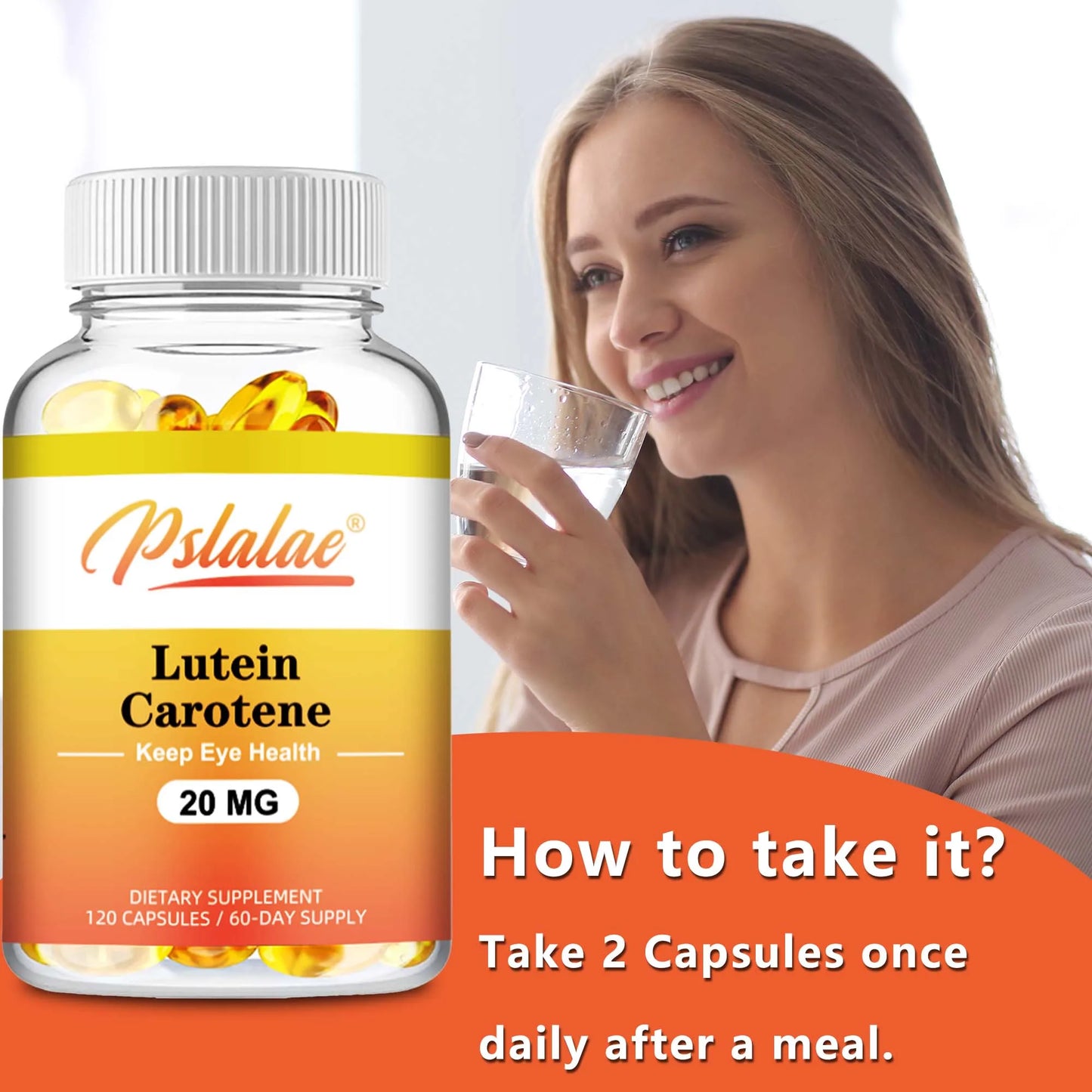 Lutein - with Zeaxanthin - Rapid Vision Recovery, Myopia Support, Promote Eye Health - 120 Capsules