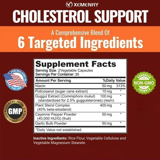 Cholesterol Supplements - Keep Blood Flowing and Promote Cardiovascular Health