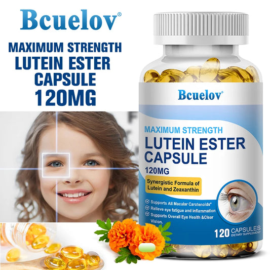 Lutein Supplements with Zinc and Grape Seed Extract May Support Clearer Vision, Relieve Dry Eyes, and Promote Overall Eye Health