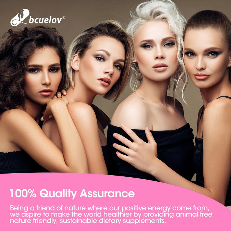 High Dose Collagen - with Hyaluronic Acid and Vitamin C, Antioxidant, Hair Growth, Skin Hydration, 120 Capsules