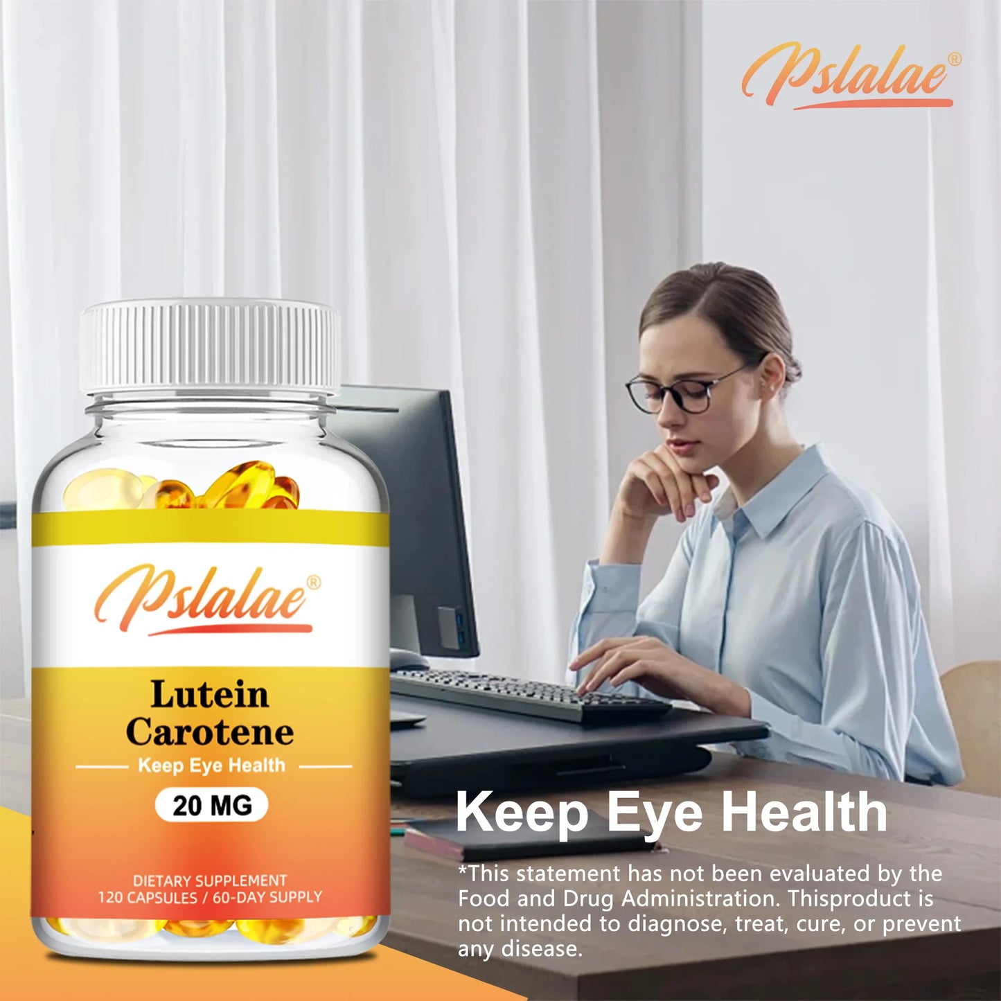 Lutein - with Zeaxanthin - Rapid Vision Recovery, Myopia Support, Promote Eye Health - 120 Capsules