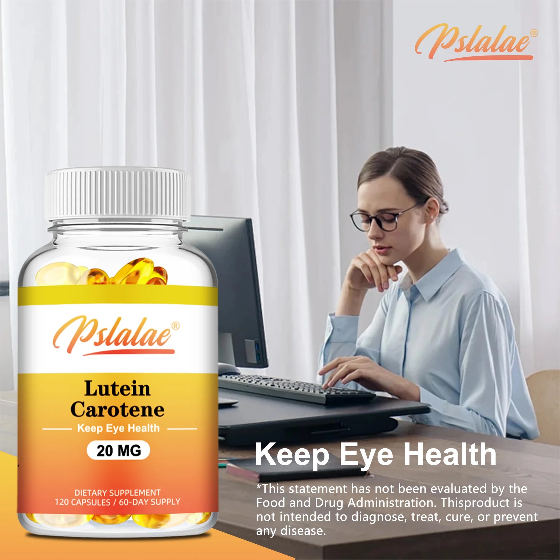 Lutein - with Zeaxanthin - Rapid Vision Recovery, Myopia Support, Promote Eye Health - 120 Capsules