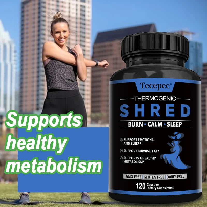 Fat Burner, Powerful Thermogenic Weight Loss, Relaxing Sleep, Metabolism Booster, Nighttime Appetite Suppressant, 120 Capsules