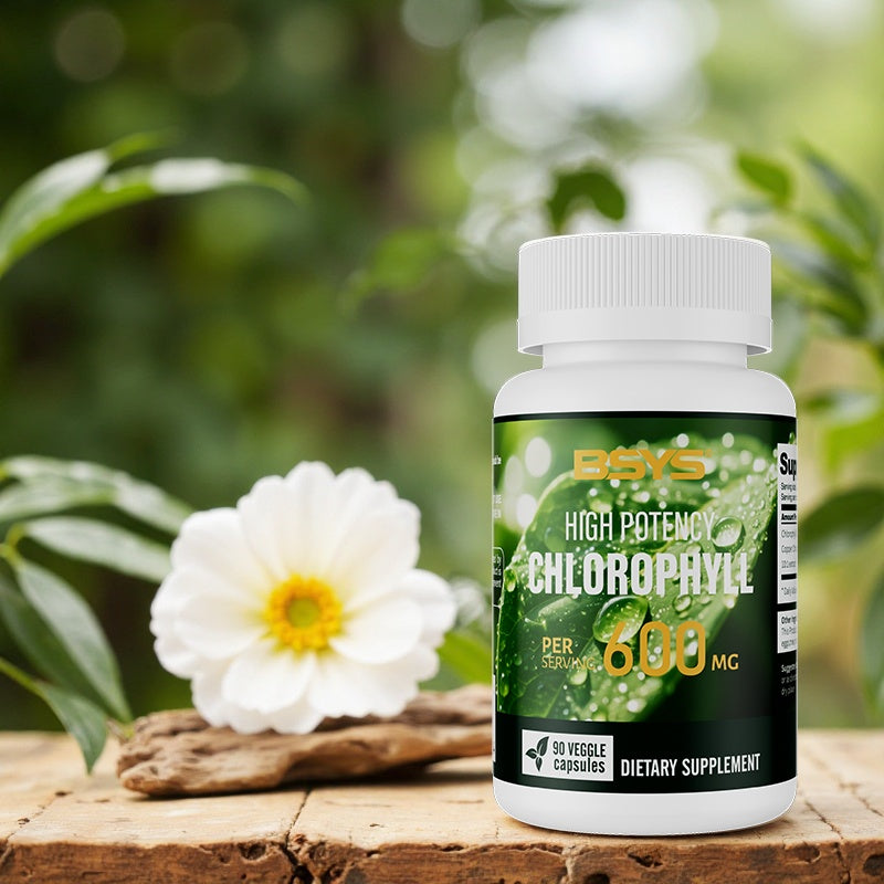 Chlorophyll Capsules Fat Metabolism Support Aid Blood Purification & Detox Boost Digestive Health & Constipation Relief Helper Immune System Enhancement Daily Detox & Wellness Supplement