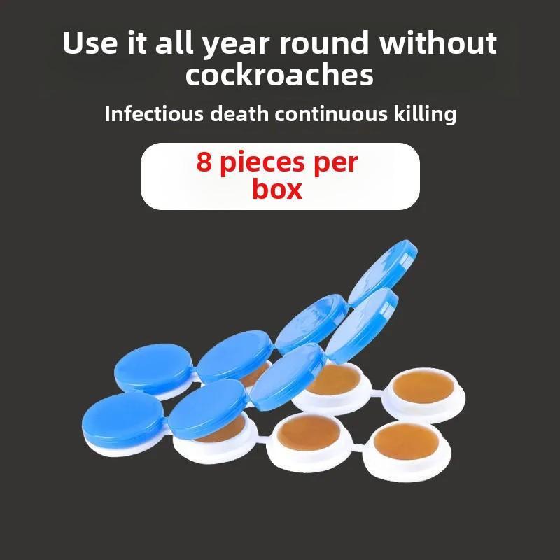 Ecoquick 12-pack Of Powerful Cockroach Killer Traps - Ships from the USA