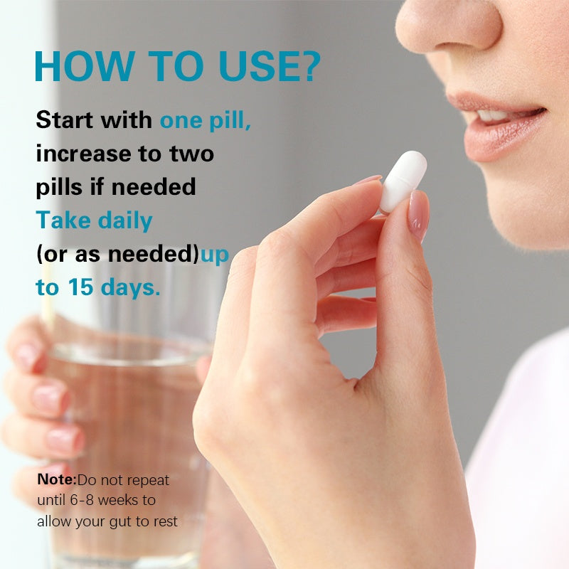 Intestinal Cleanse Capsules Promote Regular Bowel Movements Digestive System Detox Support Gut Health DailyDetox GutHealthCare