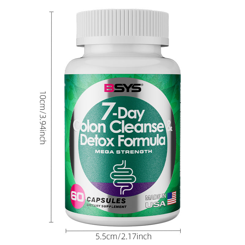 7 Day Colon Cleanse & Detox Formula 60's 1Bottle