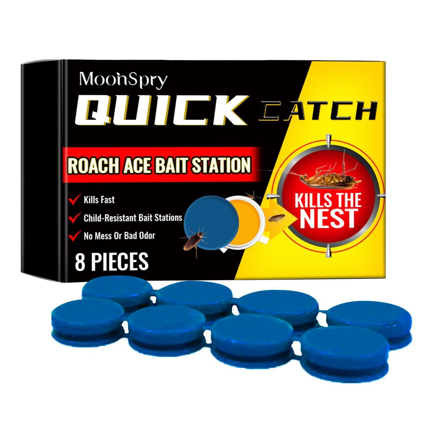 Moon Elf Roach Buster Bait Station Ship From USA