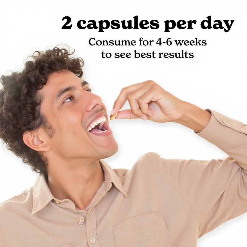 Shilajit - Sea Moss Capsules 90 Capsules Men's Vitality & Energy Anti-Fatigue Brain Health Support Hormone Balance Office Workers Seniors Antioxidant Care Blood Sugar & Metabolism Support