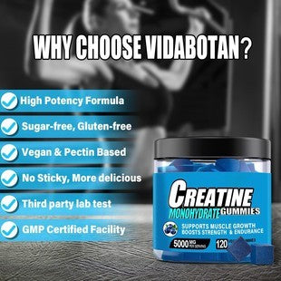 Creatine Gummies 120 Capsules-bottle