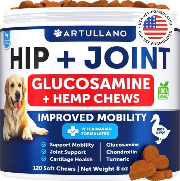 Hemp Hip And Joint Supplement For Dogs Glucosamine For Dogs 1PC