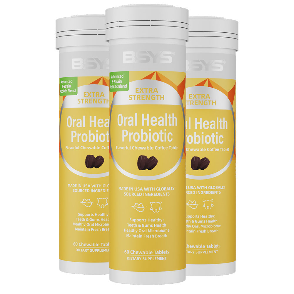 Coffee Lovers Meet Your New Obsession Oral Probiotic Chews That TASTE LIKE COFFEE High-quality Supplements For Your Mouth No Gross Aftertaste, Just That Rich, Roasty Vibe. Game Changer Three bottles