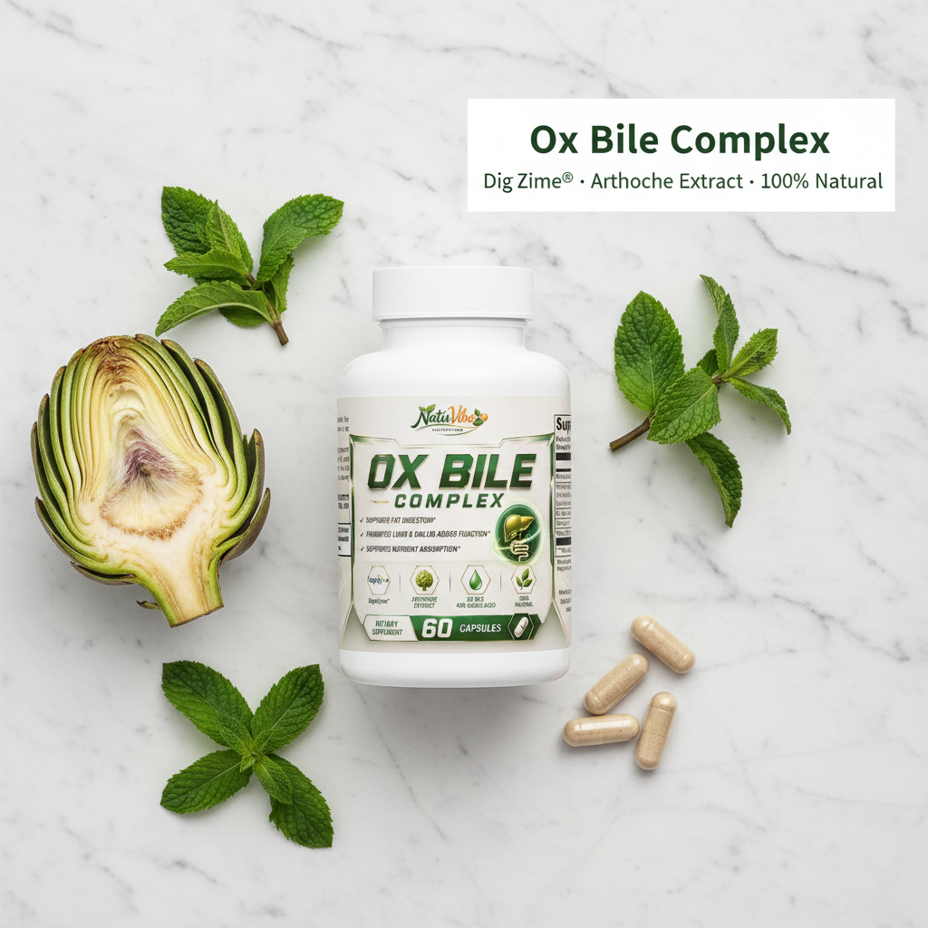 Flat lay Ox Bile Complex