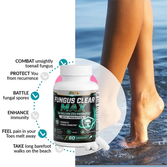Fungus Clear Max 40 Billion CFU Probiotic Pills 2 PACK